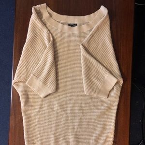 Beige light weight Express knit sweater